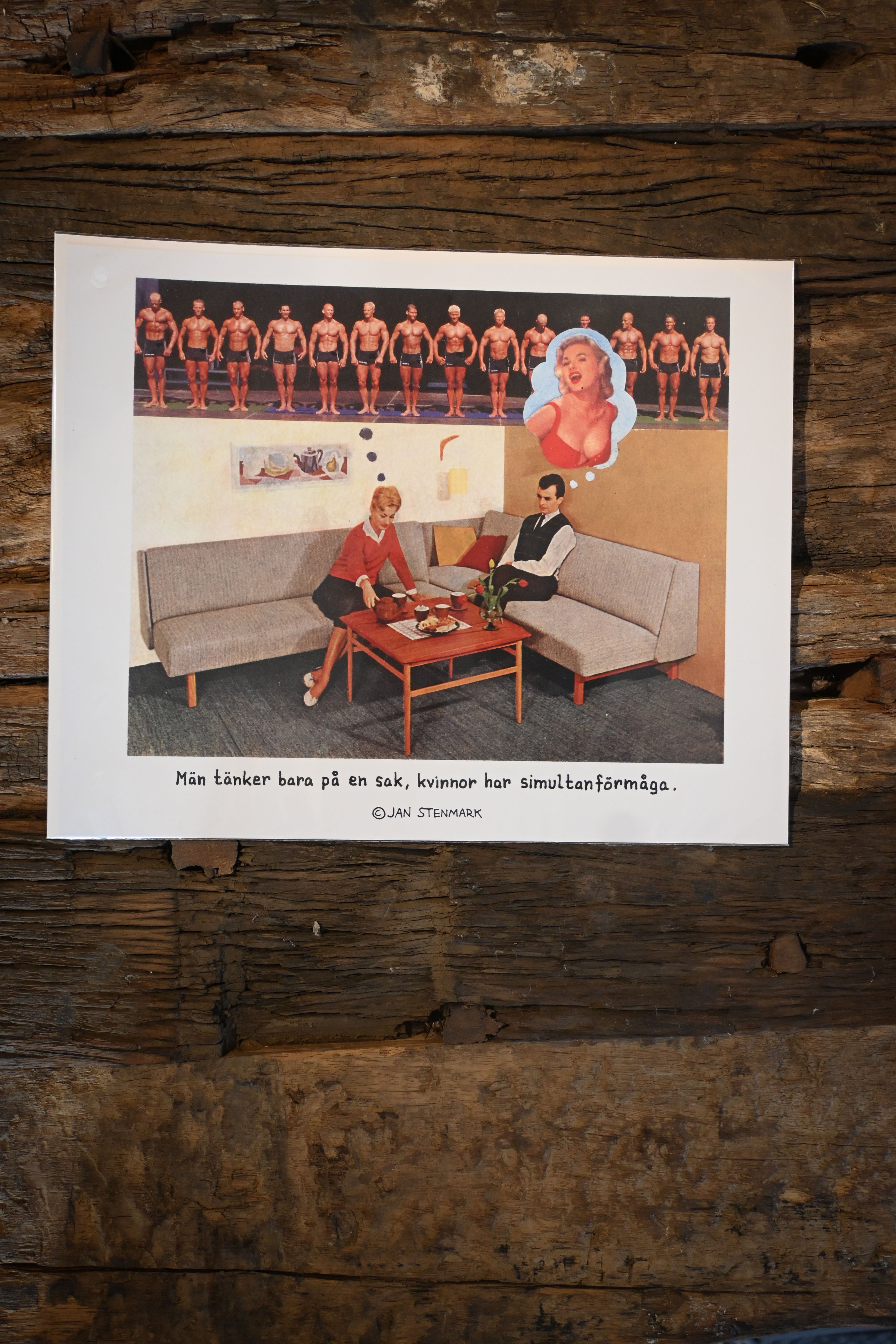 Jan Stenmark Posters "Män tänker"