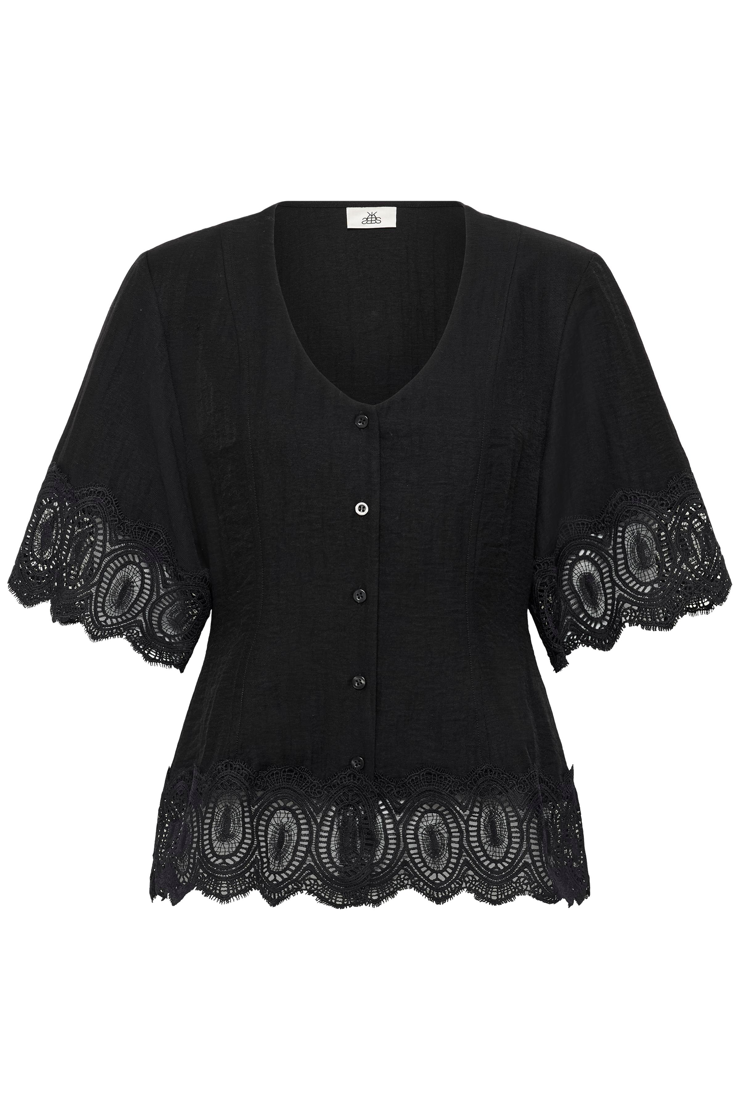 karen by simonsen blus urith svart
