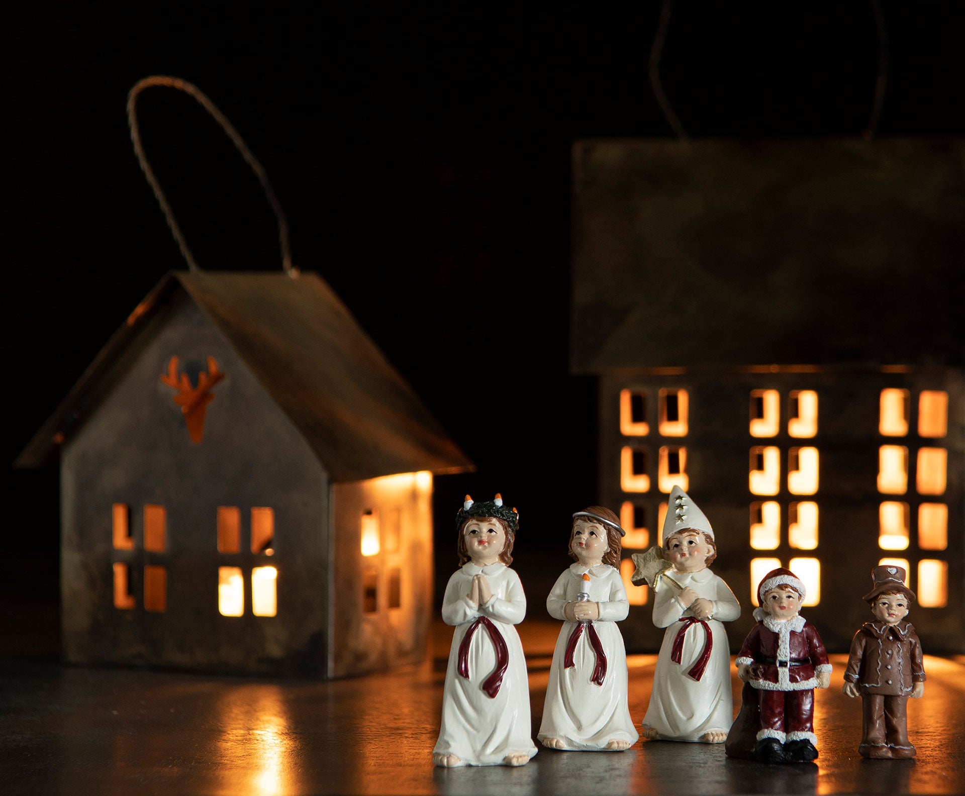 Juldekoration Luciatåg