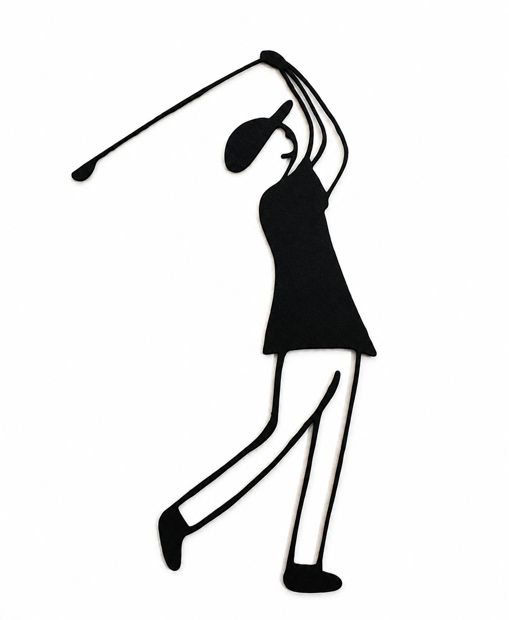 Väggdekoration - Golfspelare