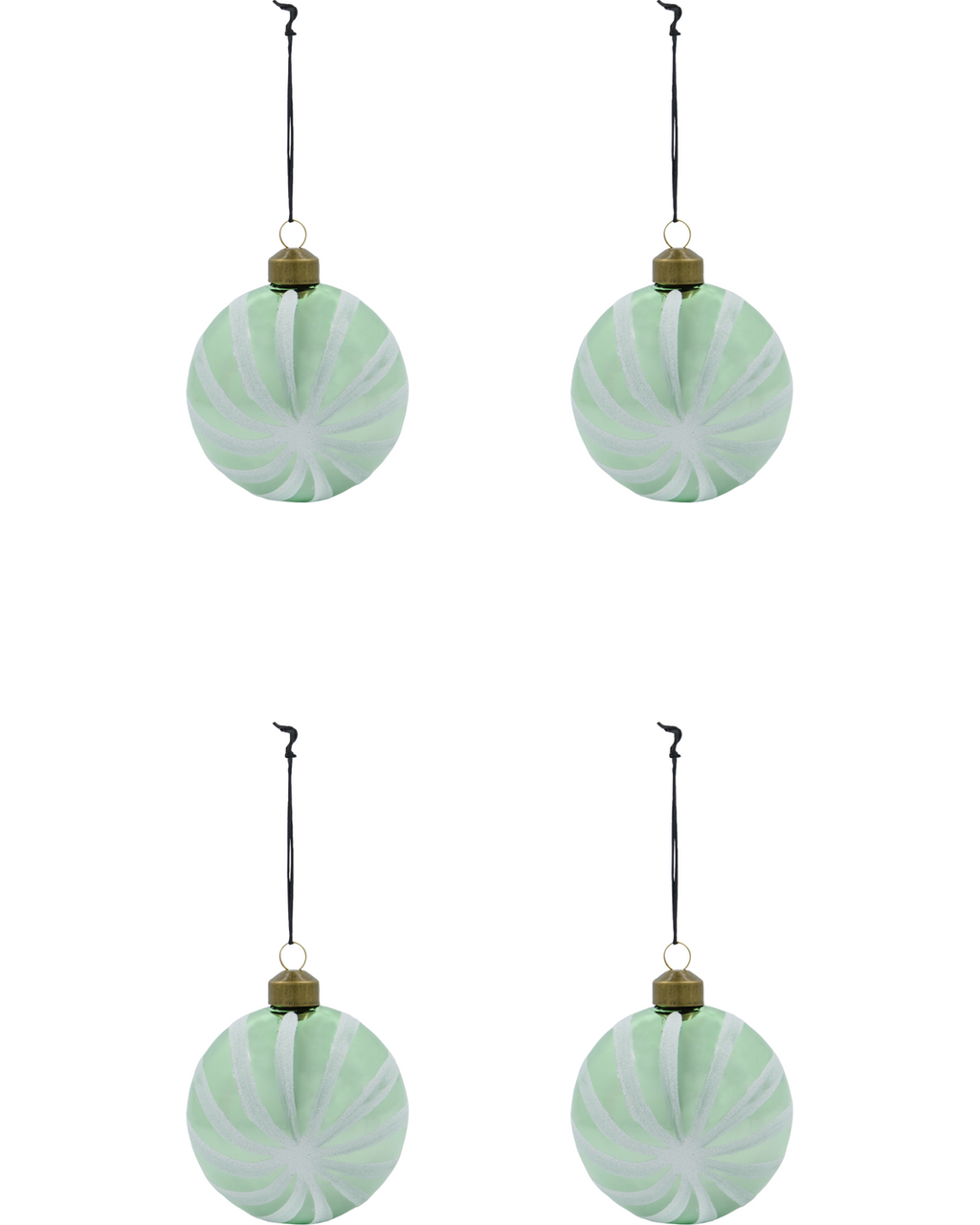 Julprydnader Mintgrön