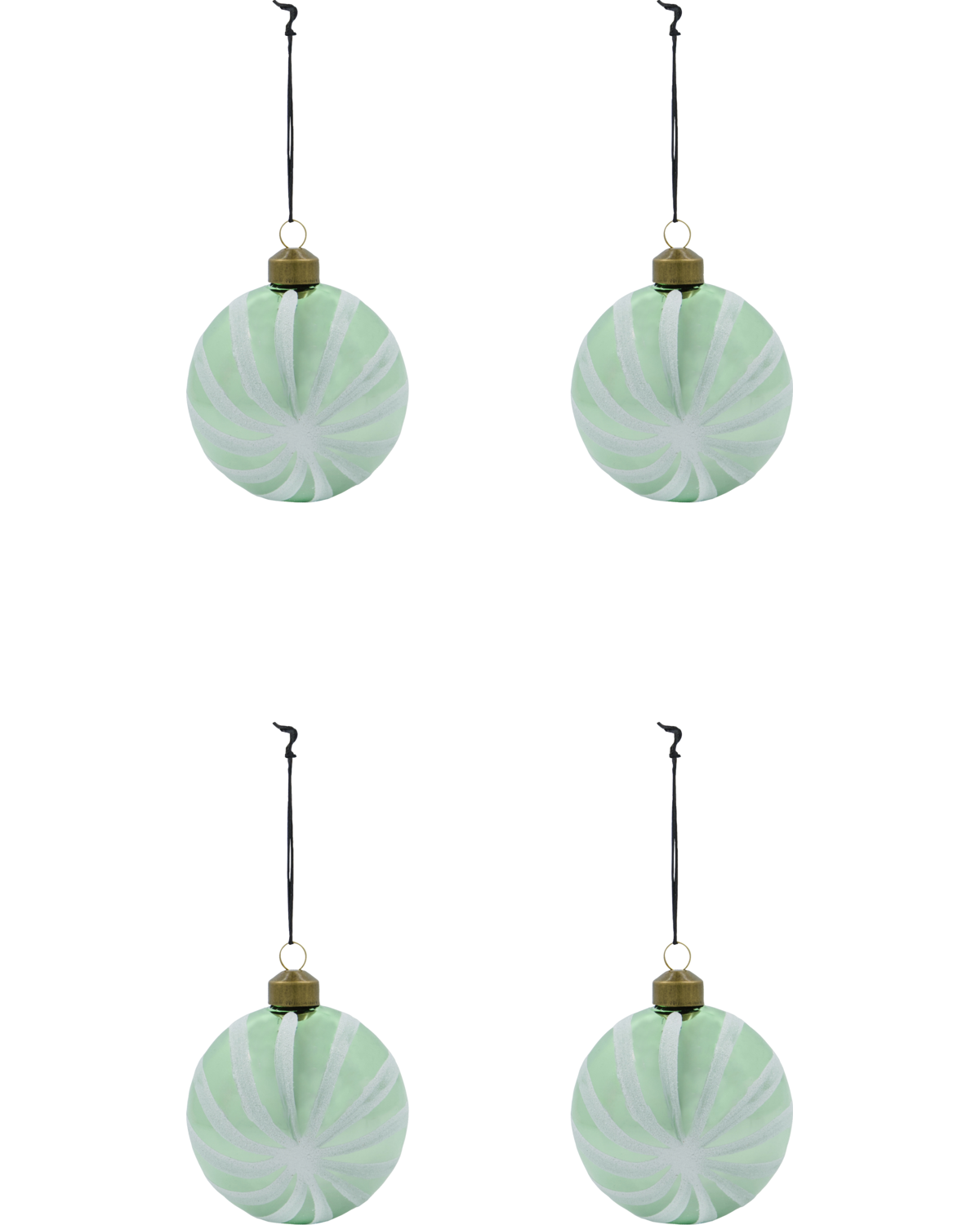 Julprydnader Mintgrön