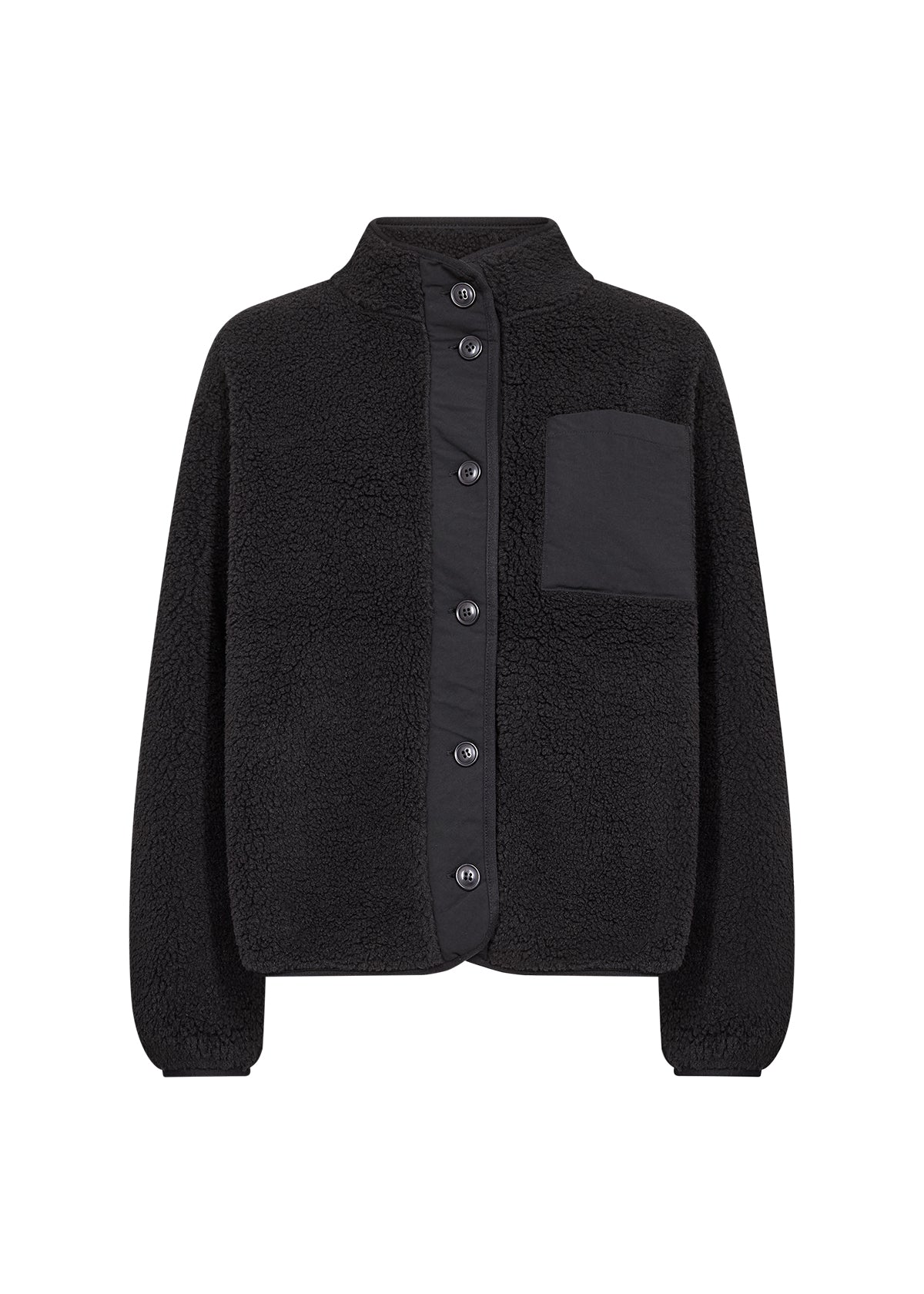 soya concept fleecejacka onyx