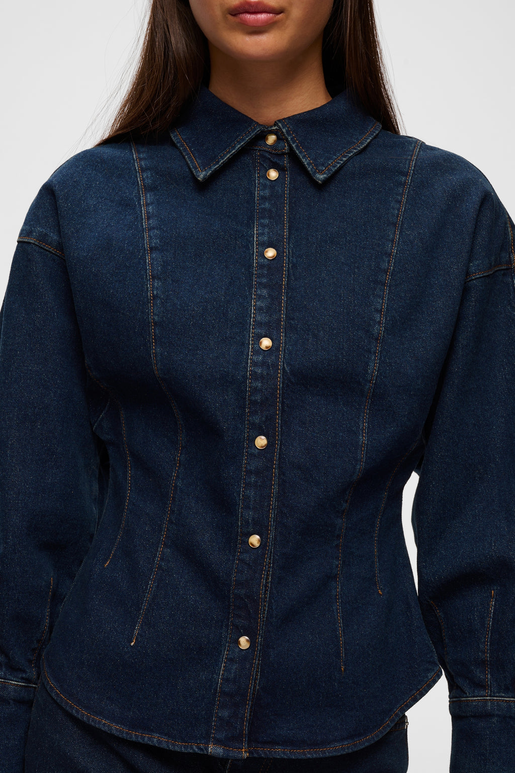 inwear denim skjorta Haruki