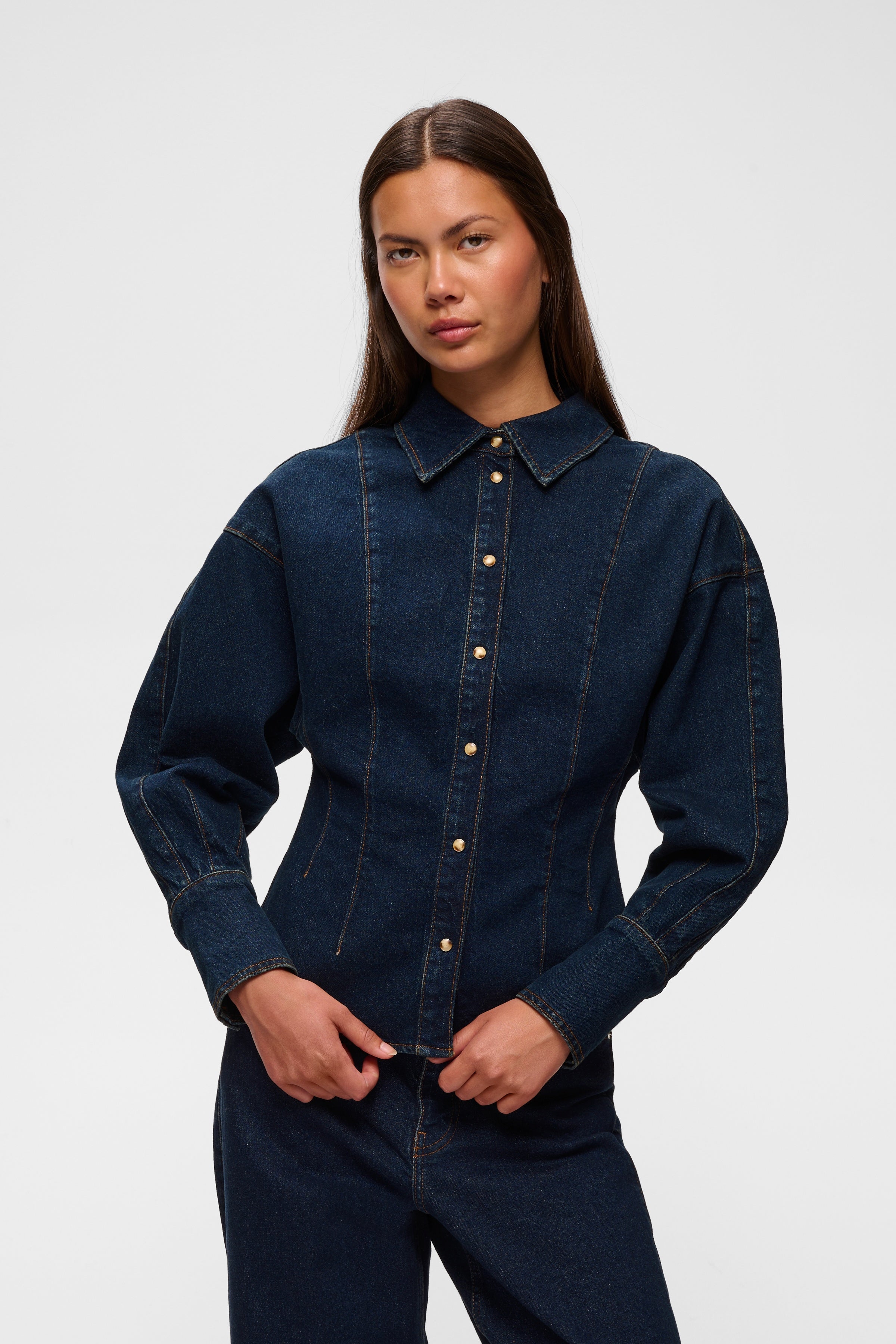 inwear denim skjorta Haruki