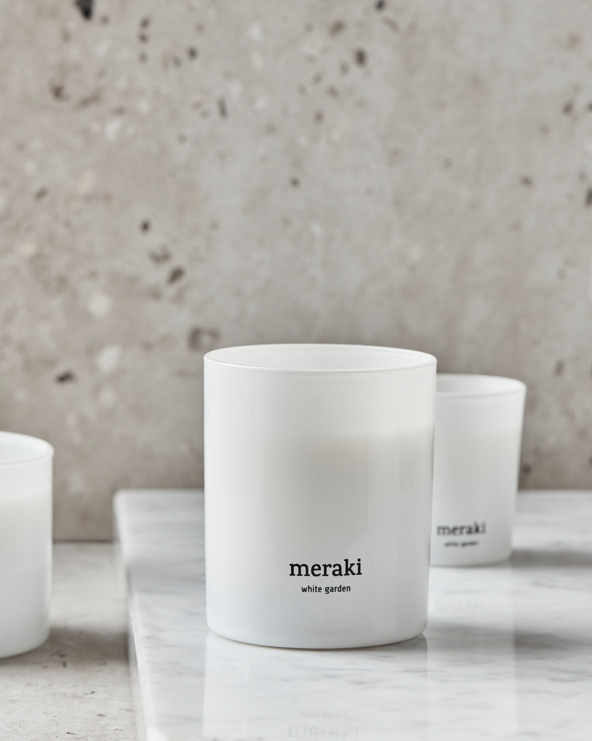 Meraki Doftljus White Garden