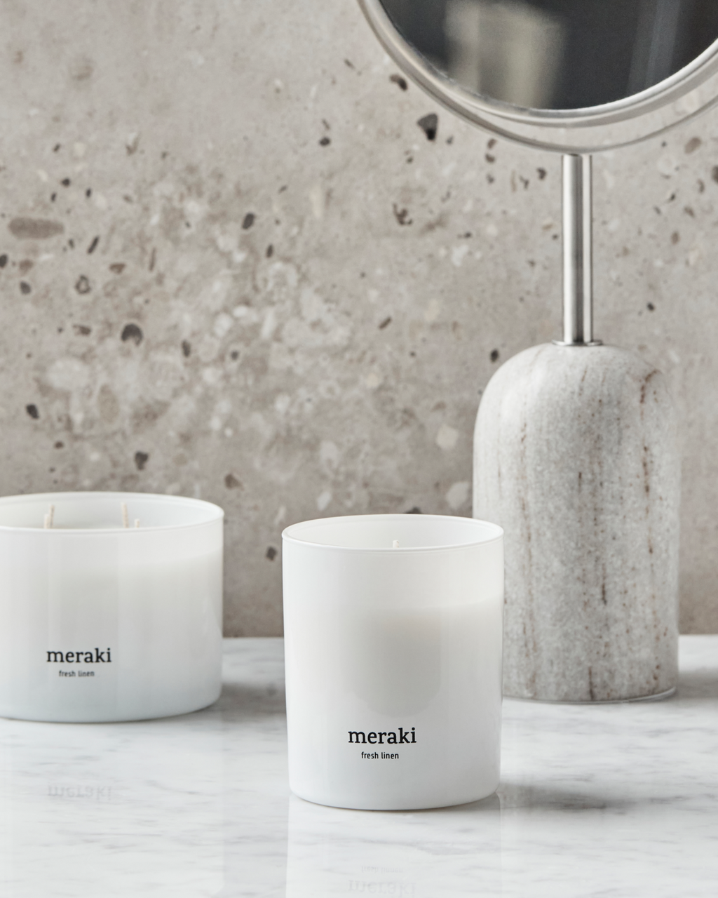 Meraki Doftljus Fresh Linen