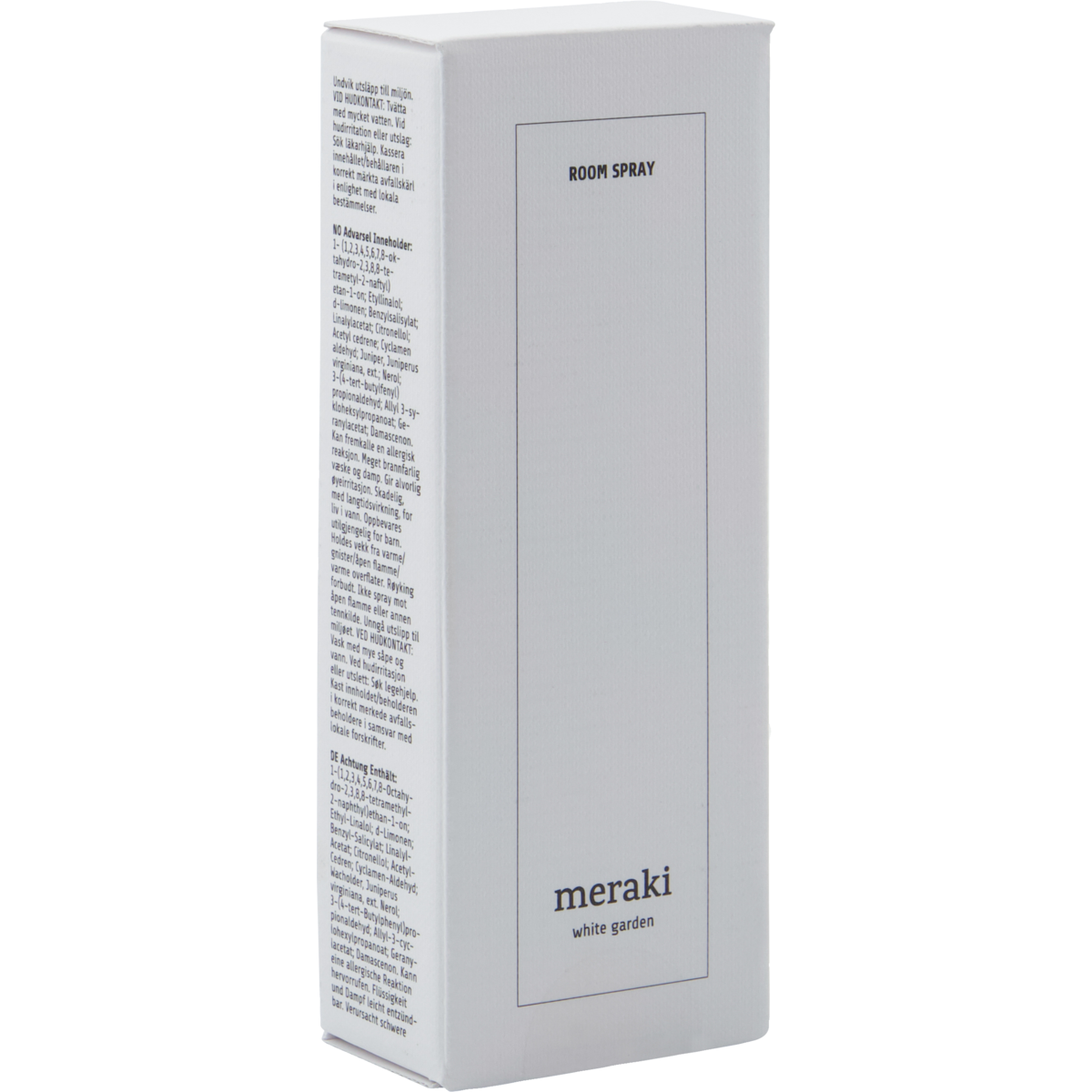Meraki Rumsspray White garden
