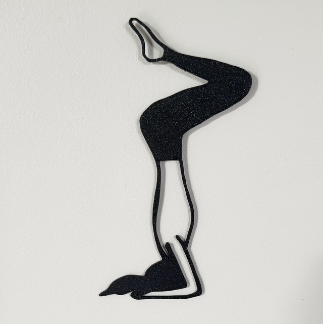 Väggdekoration - Yoga: Pantalon noir