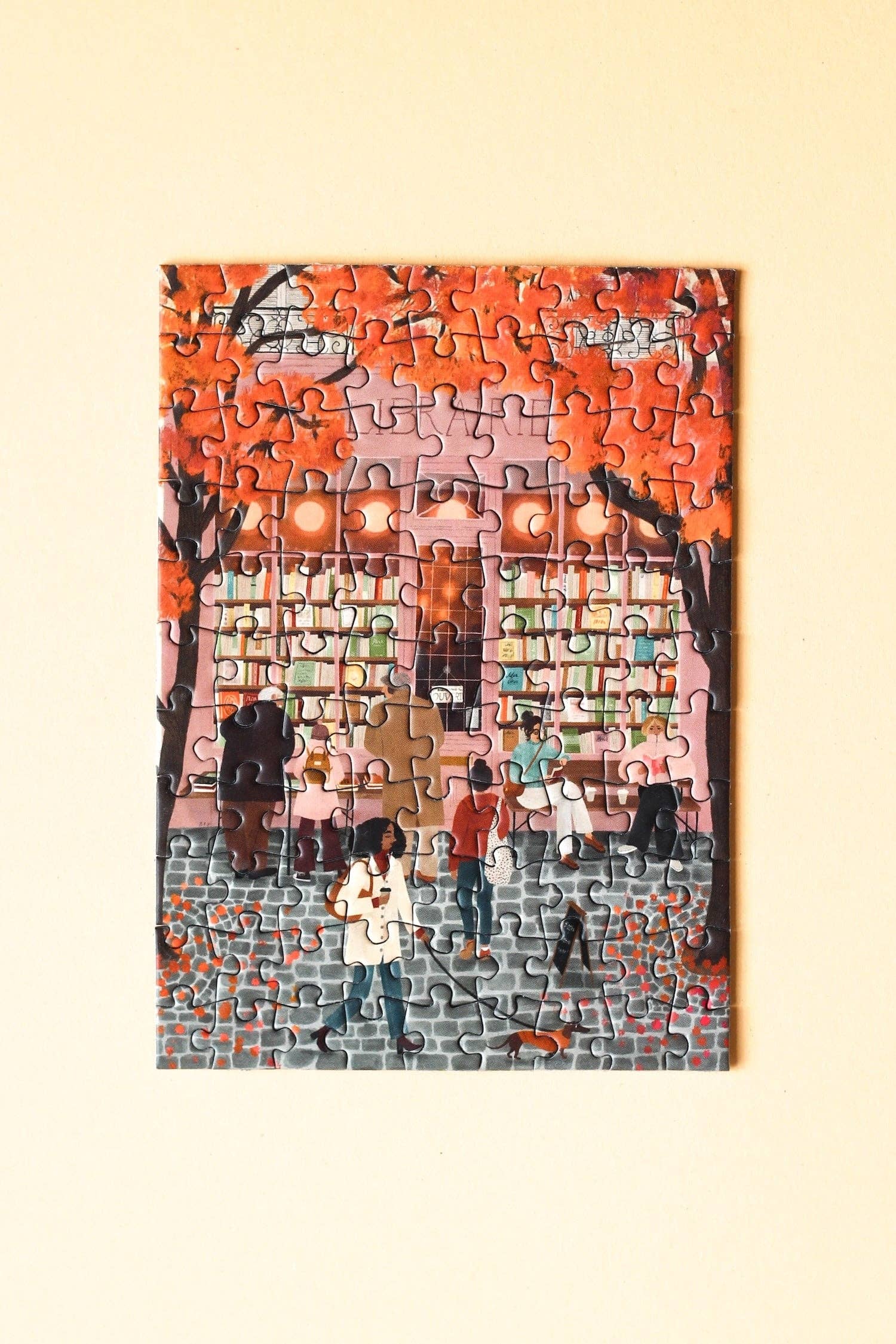 Mini-pussel La Librairie,