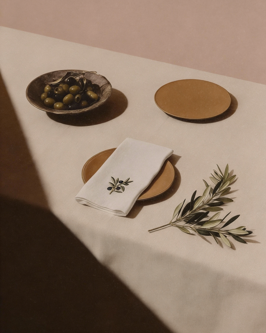 Servett, Olivlund