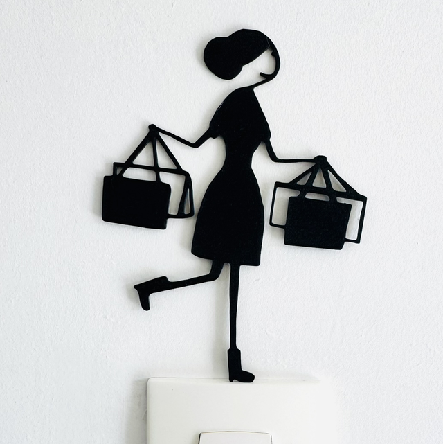 Väggdekoration - Shopping