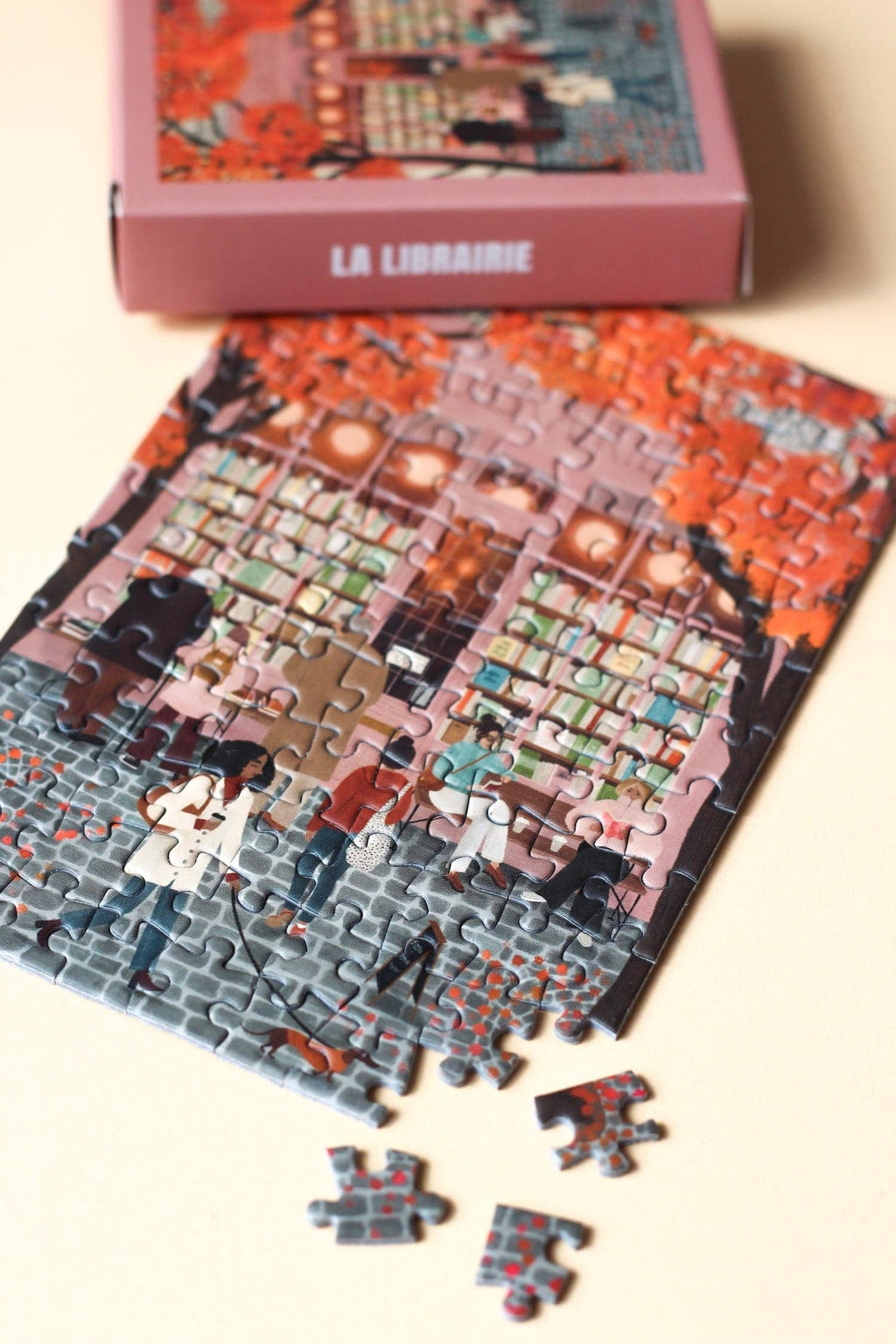 Mini-pussel La Librairie,