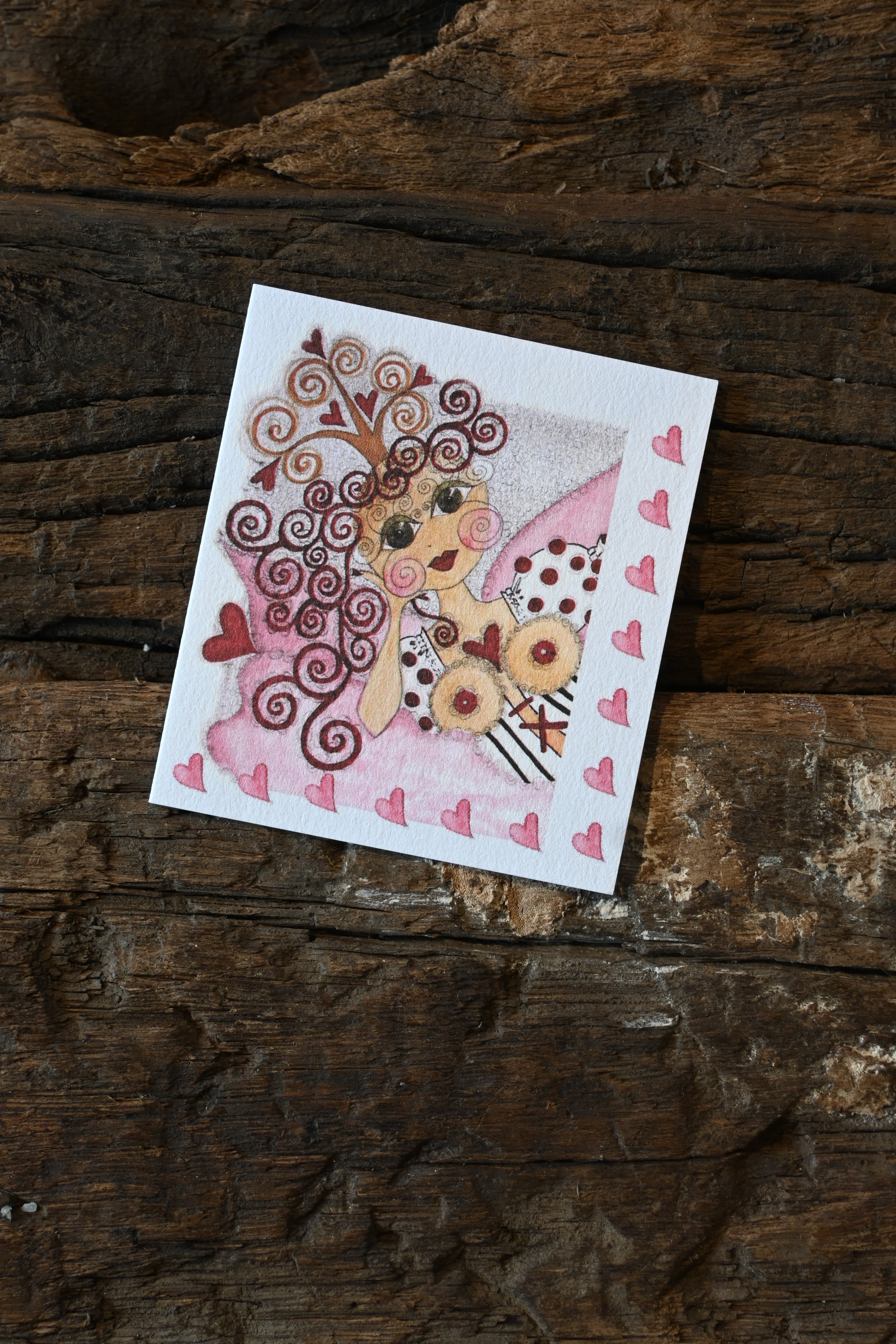 Litet kort "Kärlek"