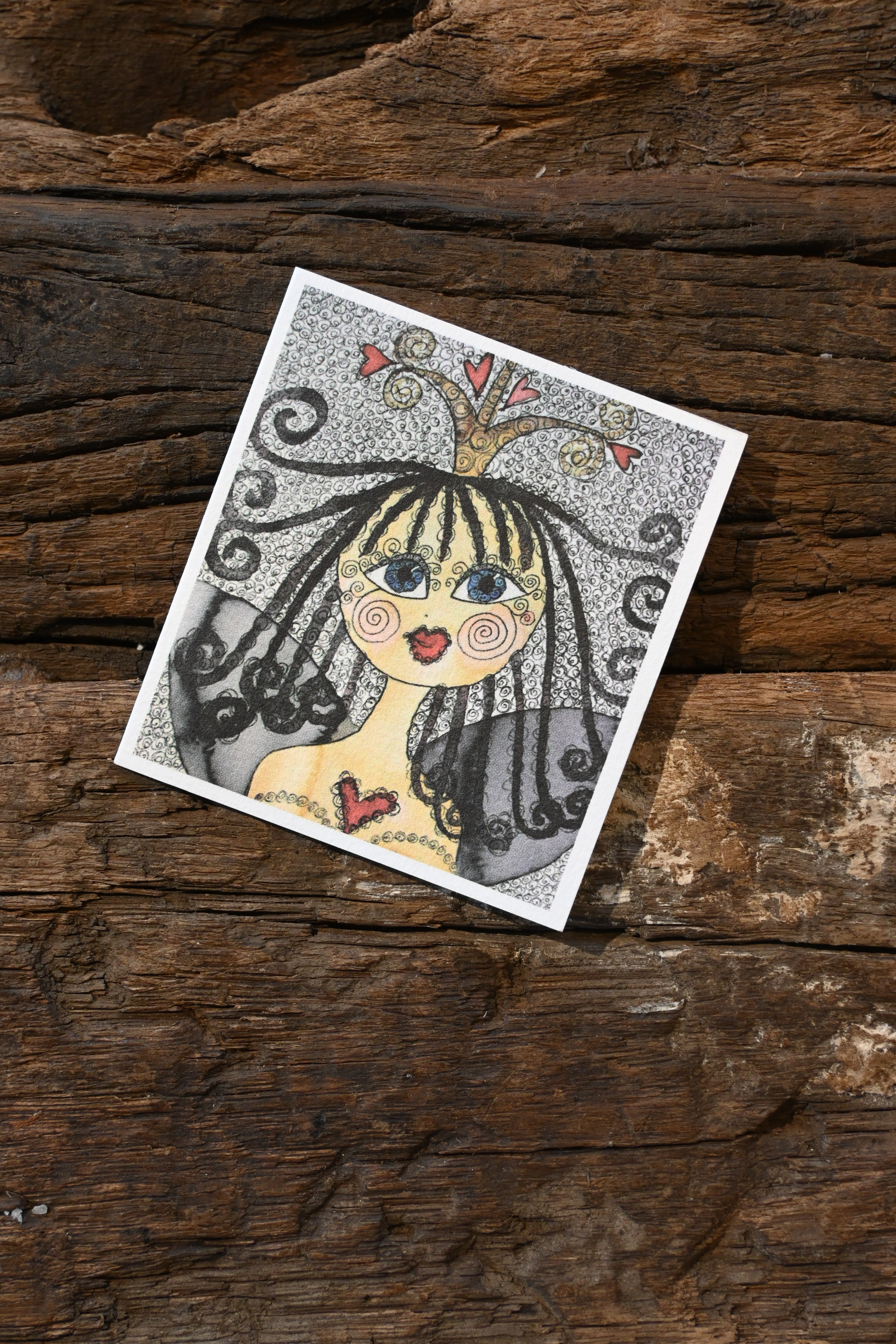 kort litet "  Black beauty"