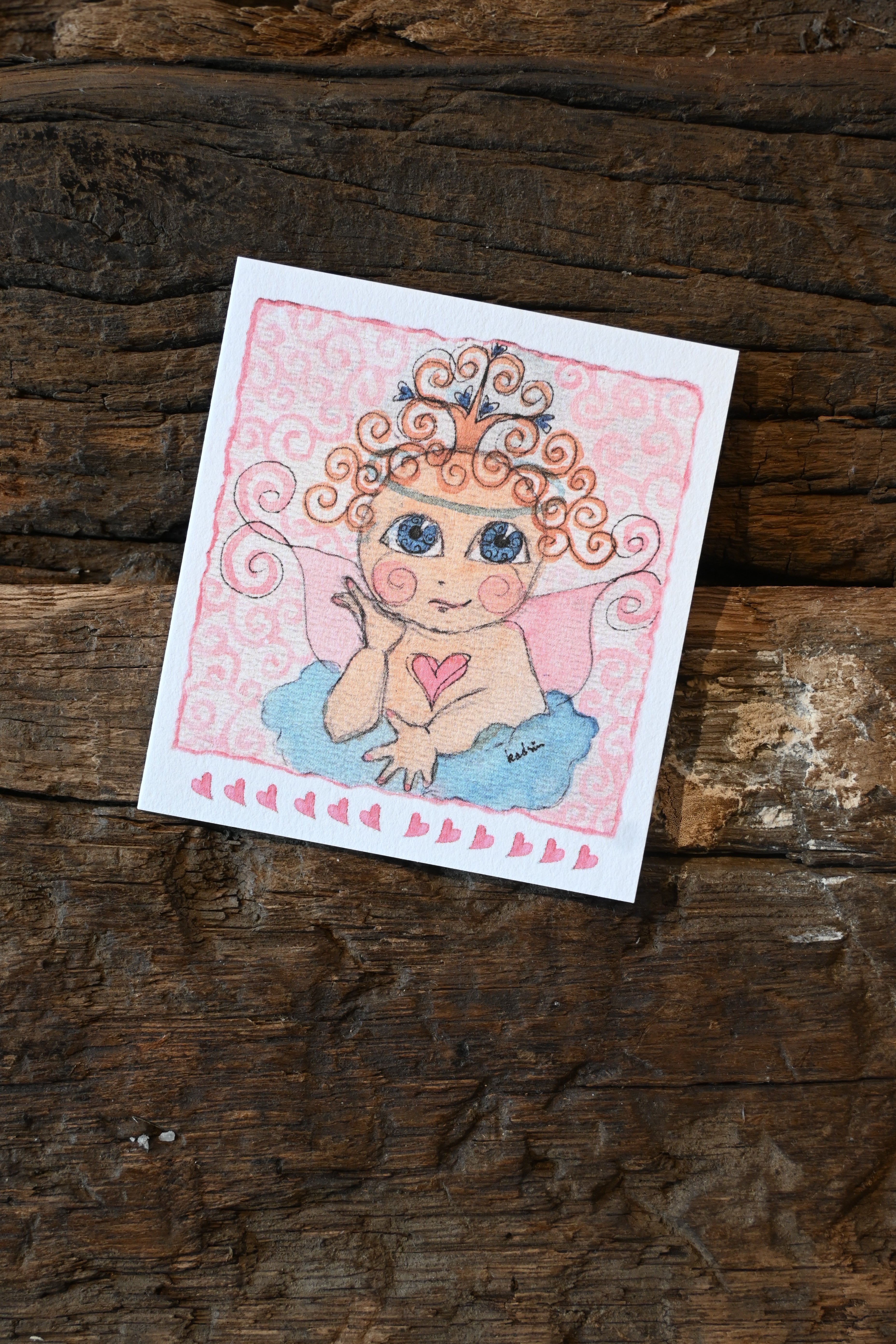 Litet kort " Angel Babe"
