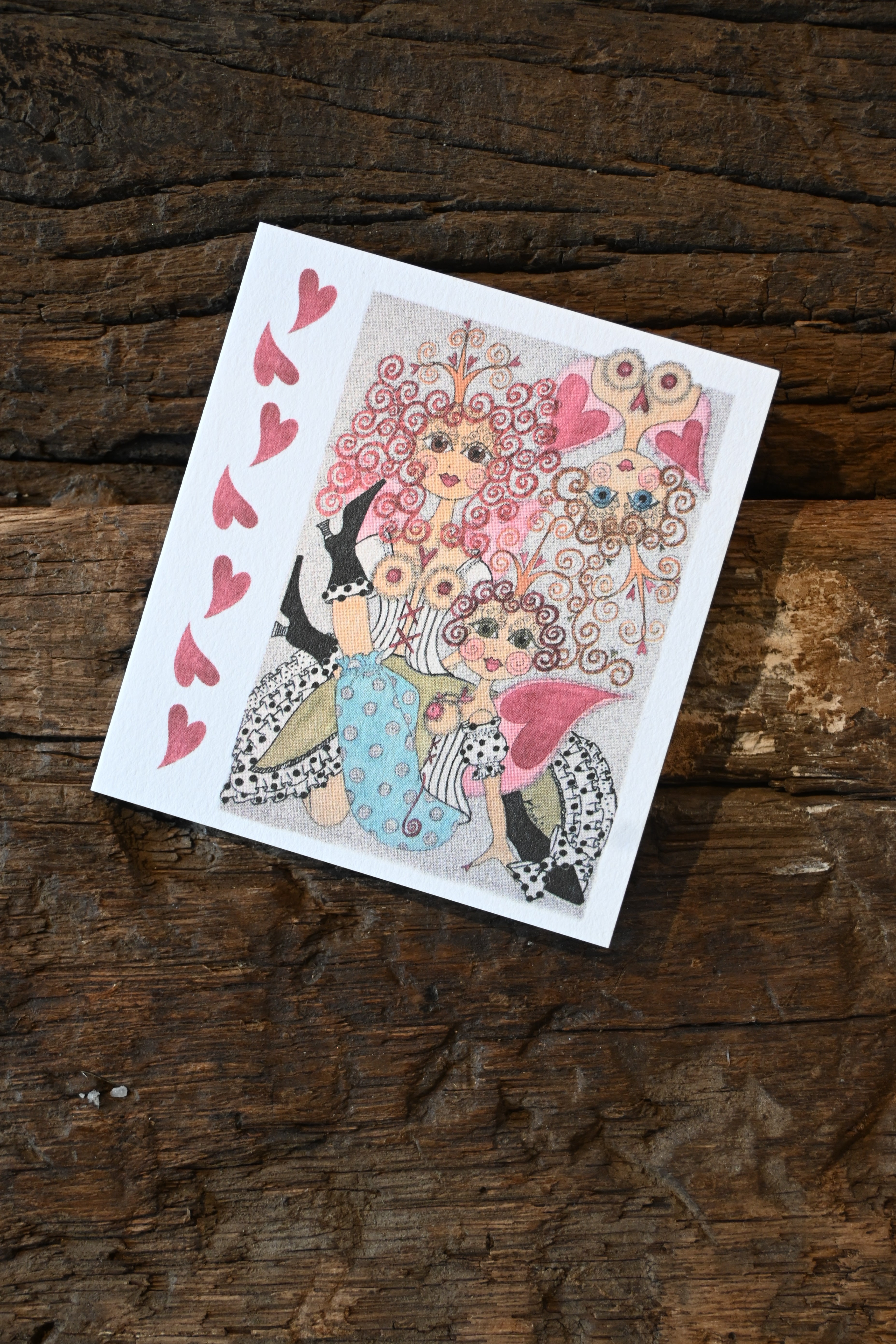 Kort litet "Fnitter & Glitter"