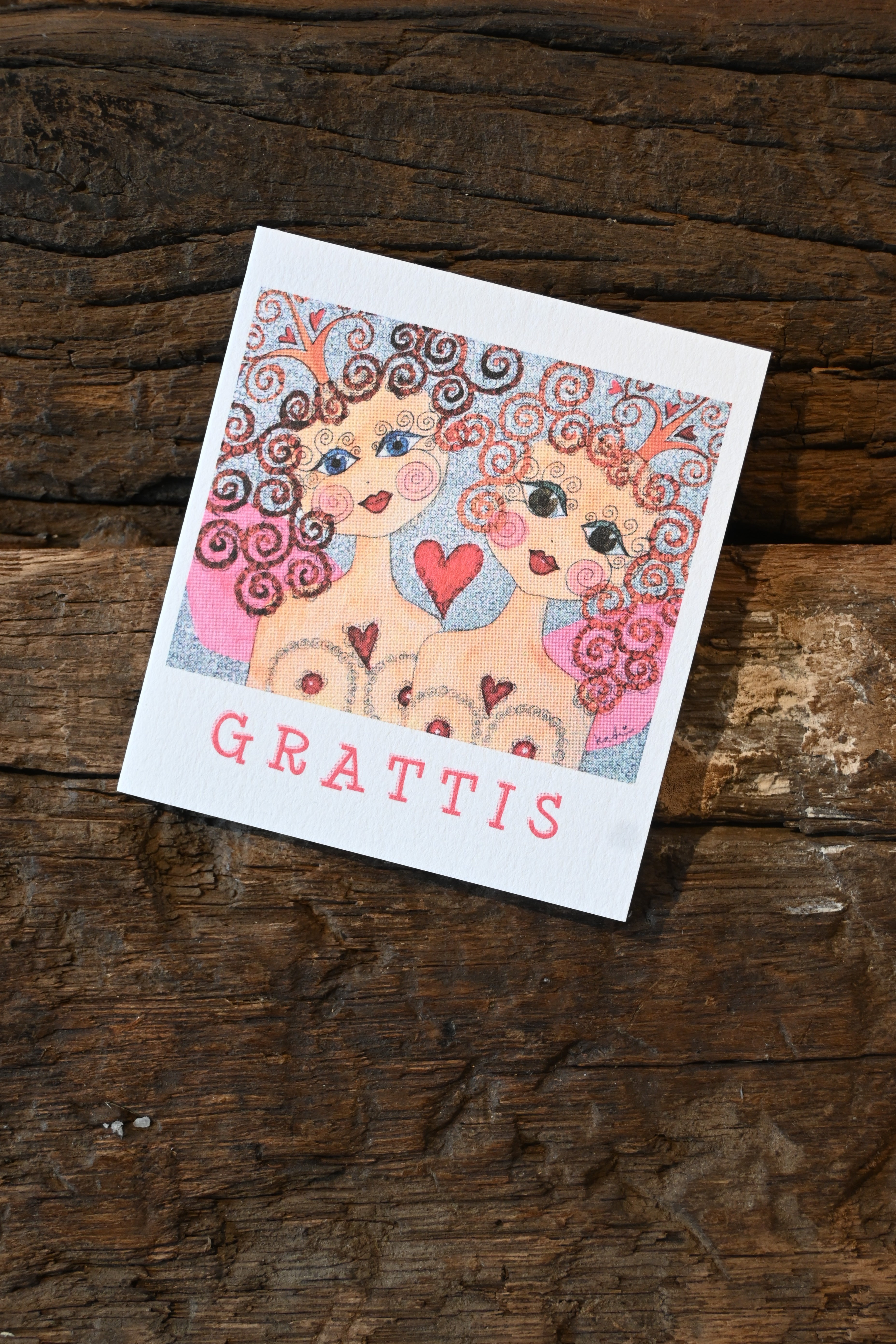 Kort litet " grattis"