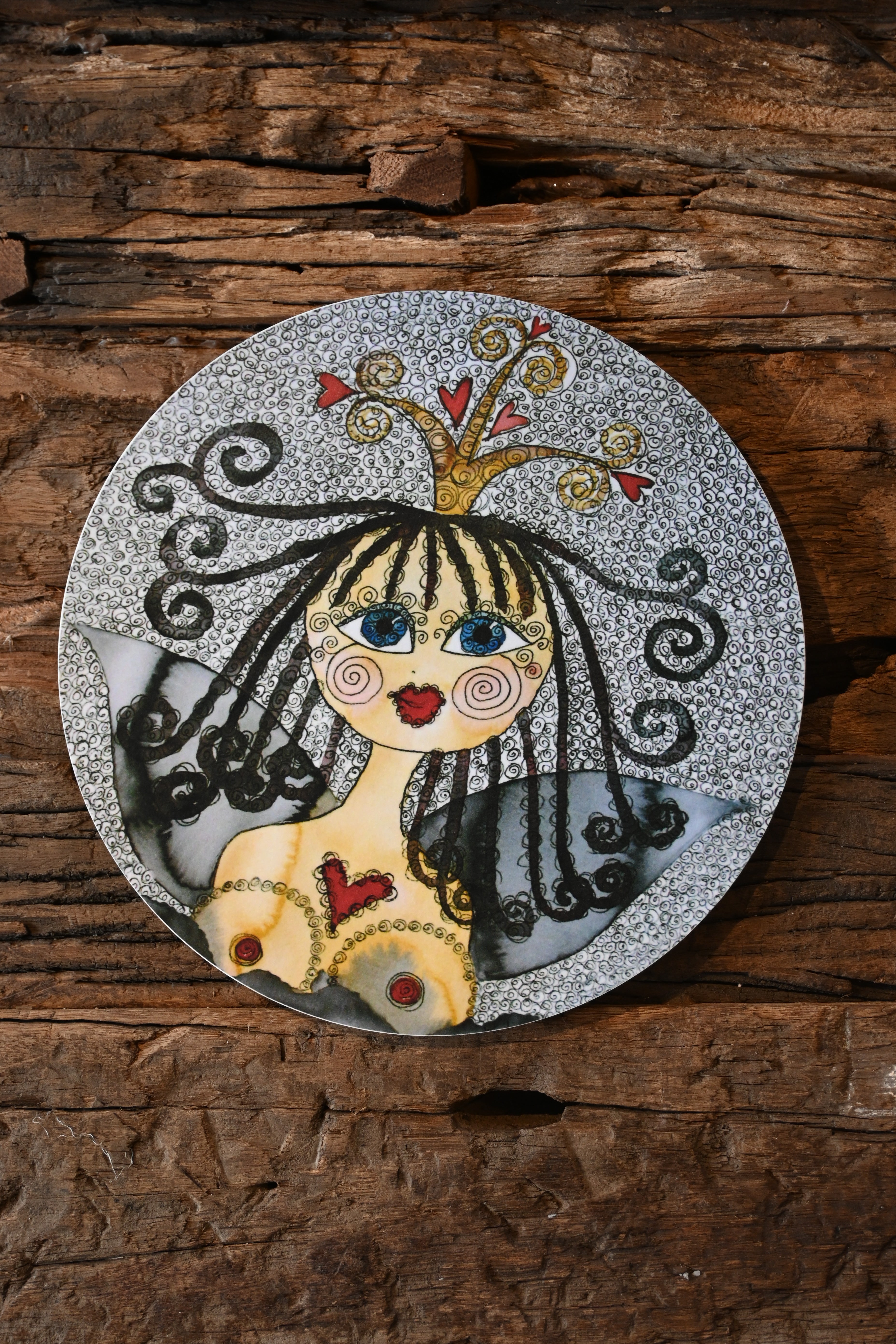 Grytunderlägg " Black beauty"