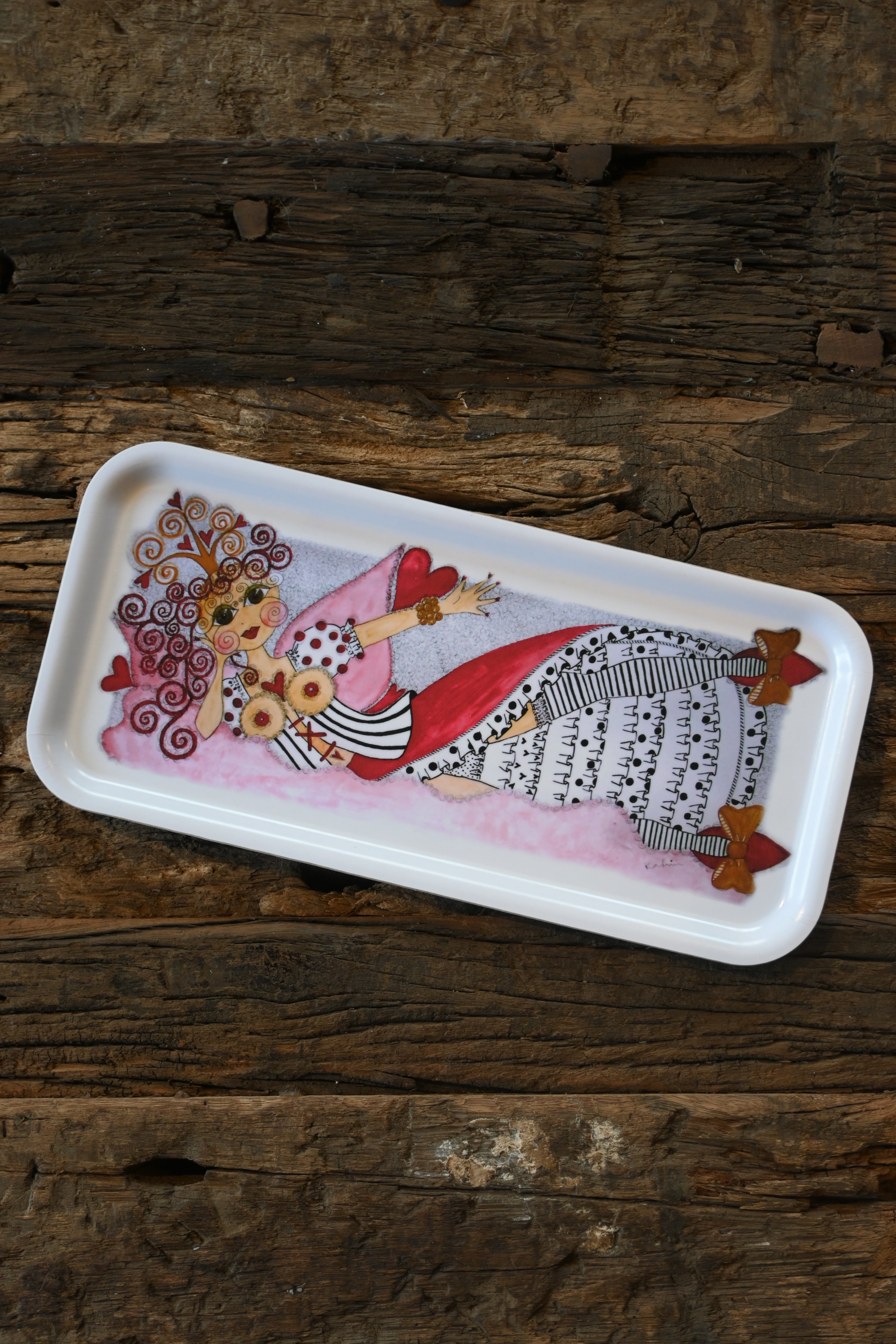 Katrin Skoglund Cocktailbricka " Kärlek"