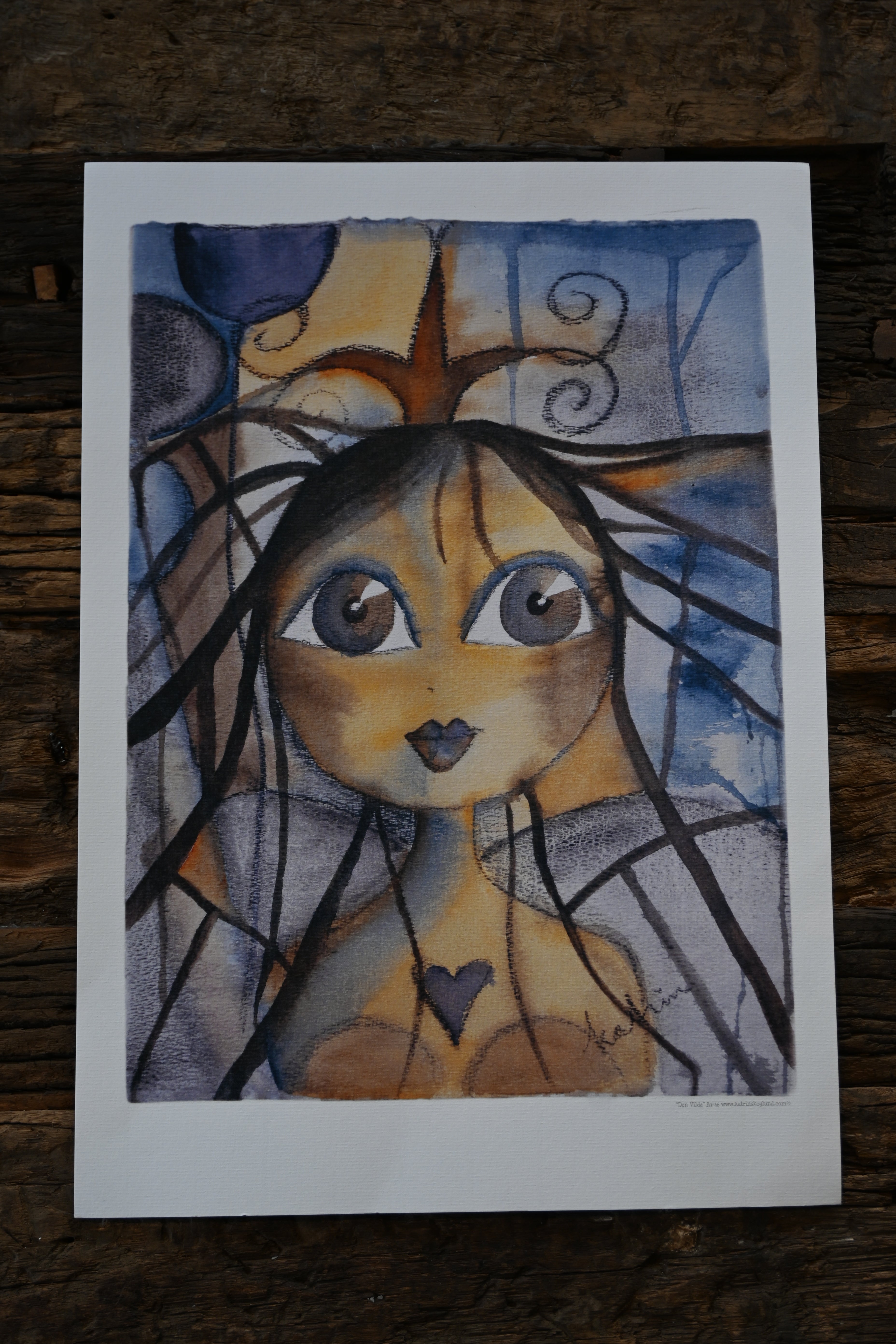 Katrin Skoglund Konstblad ´ Den Vilda´
