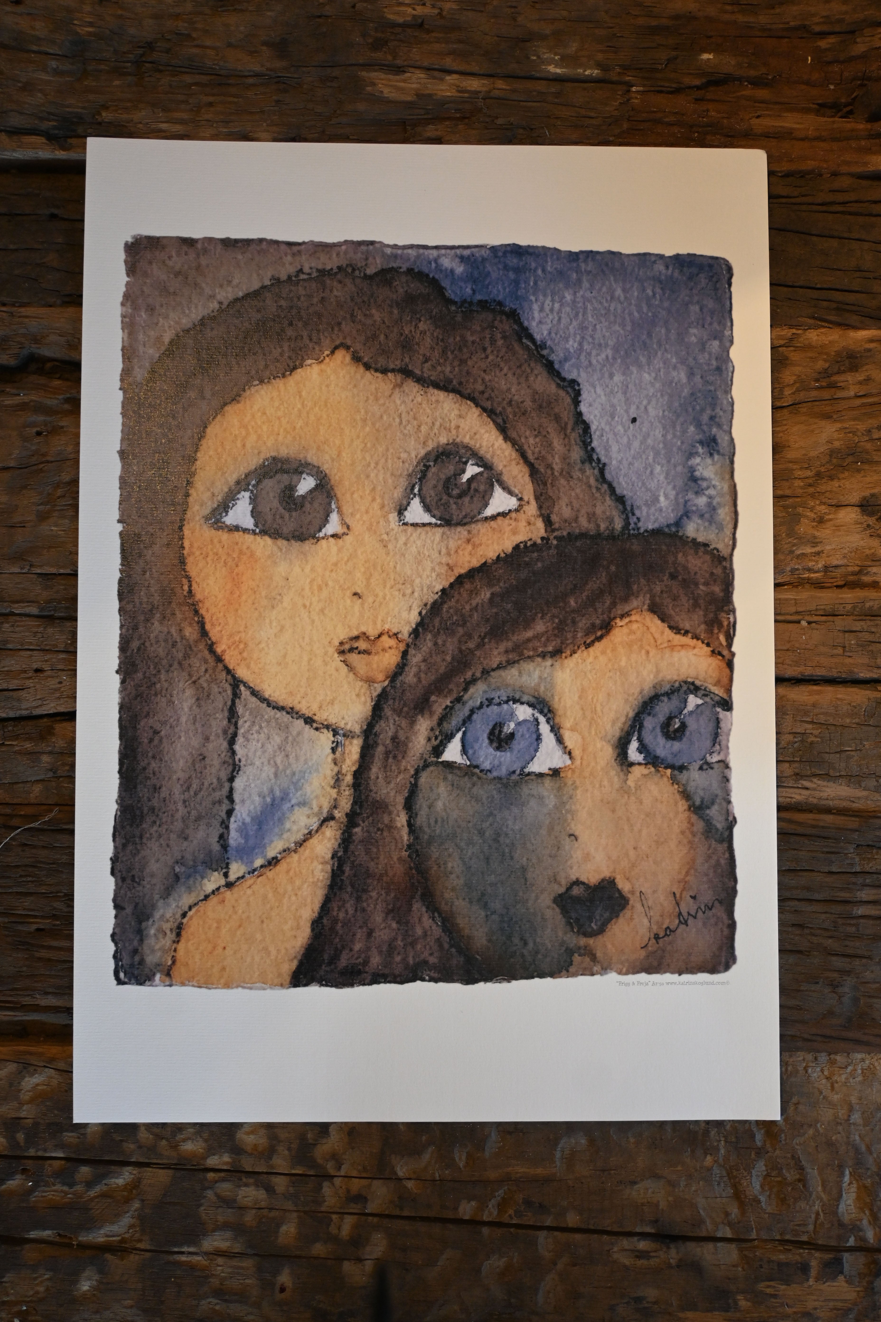 Katrin Skoglund konstblad Frigg & Freja