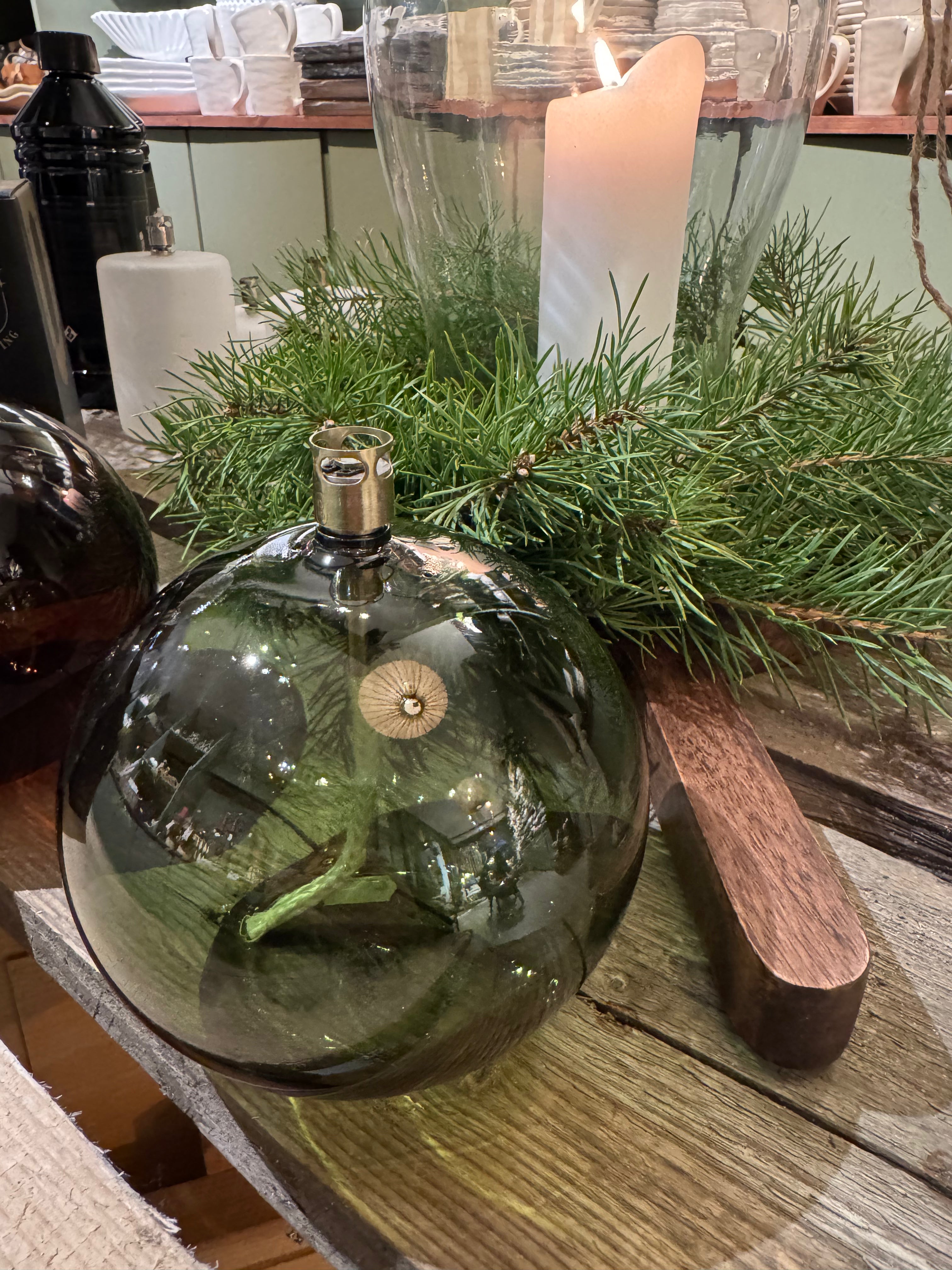 PERILIVING OLJELAMPA GRÖN L