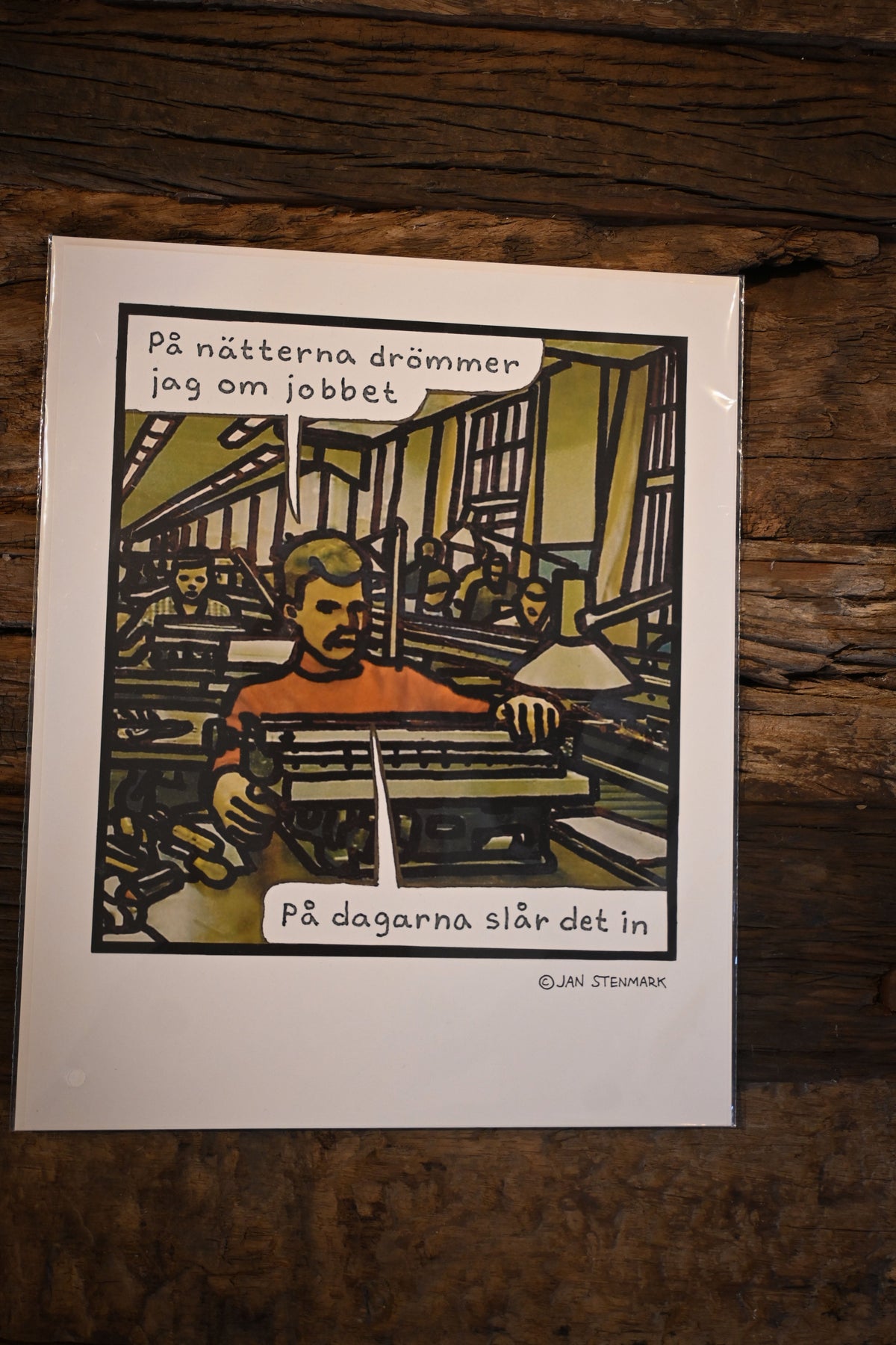 Jan Stenmark poster " Nätterna"