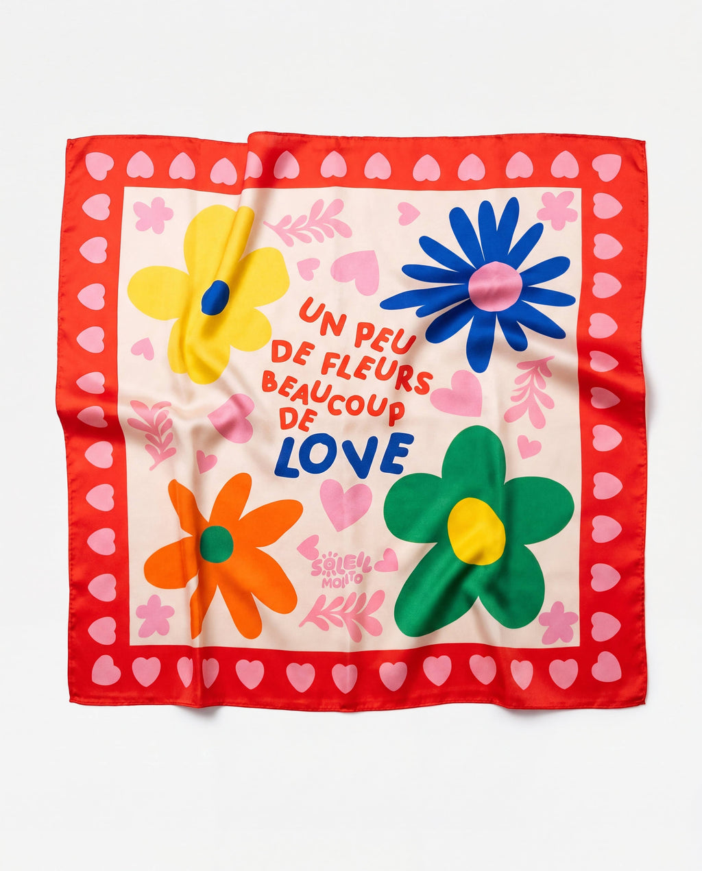 FOULARD - BLOMMOR OCH KÄRLEK (pris inkl. moms)