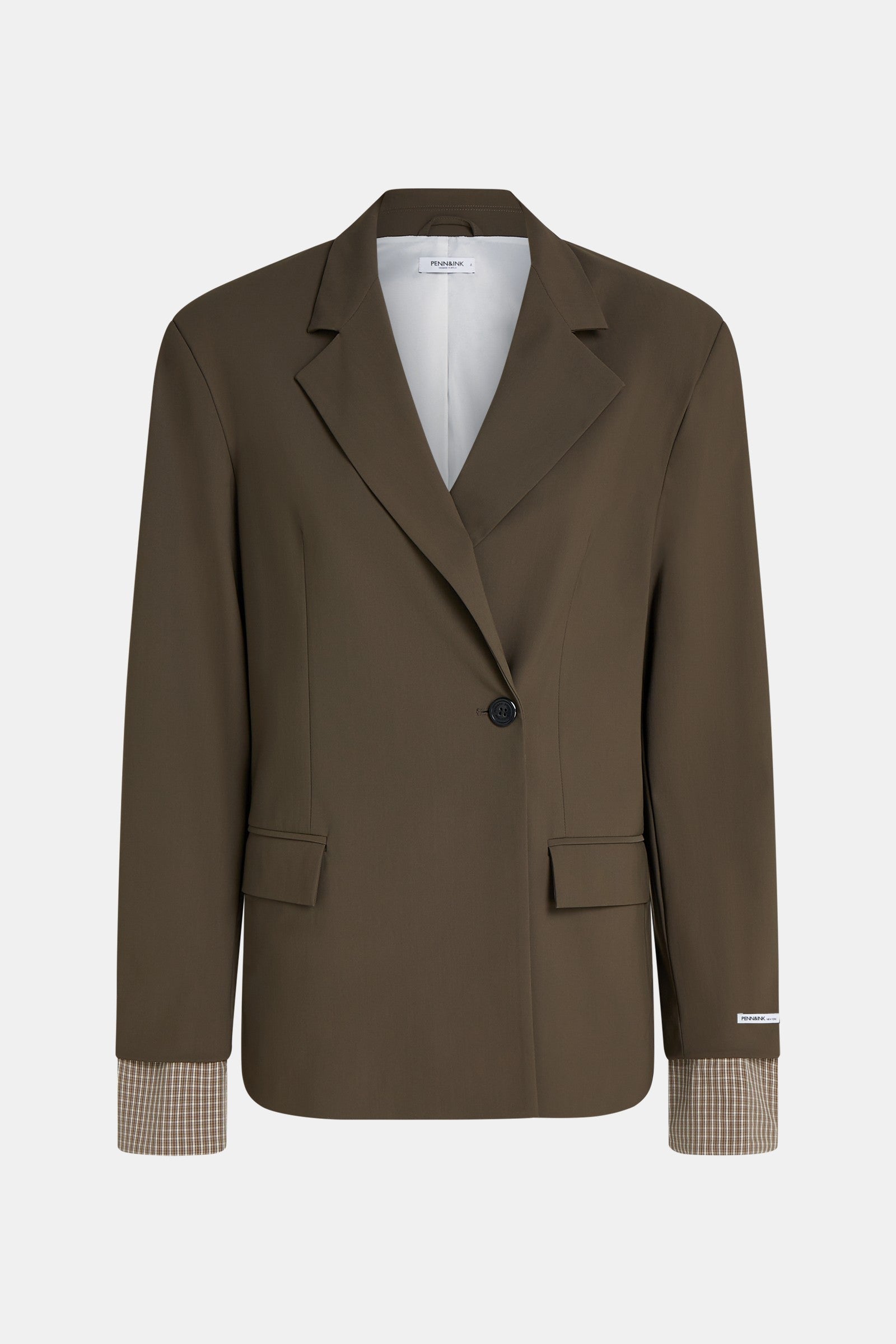 Penn & Ink kavaj Tabac