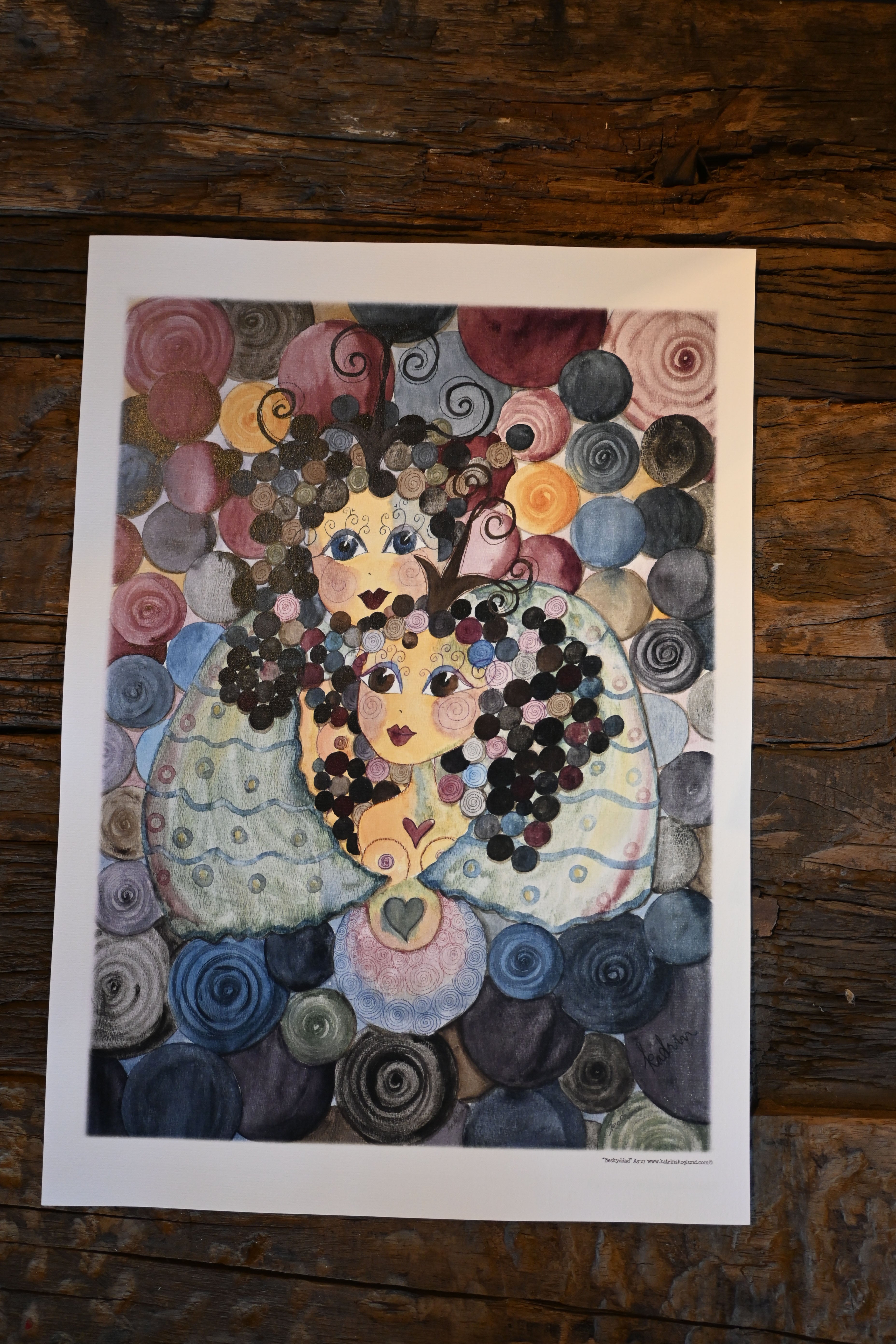 Katrin Skoglund Konstblad Beskyddad