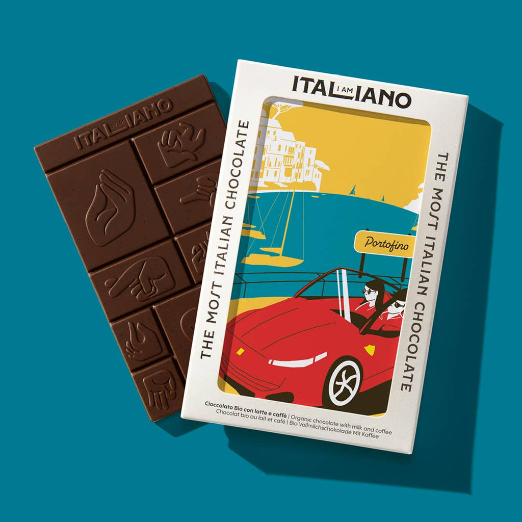 Porto Fino - Ekologisk Choklad Med Mjölk Och Kaffe