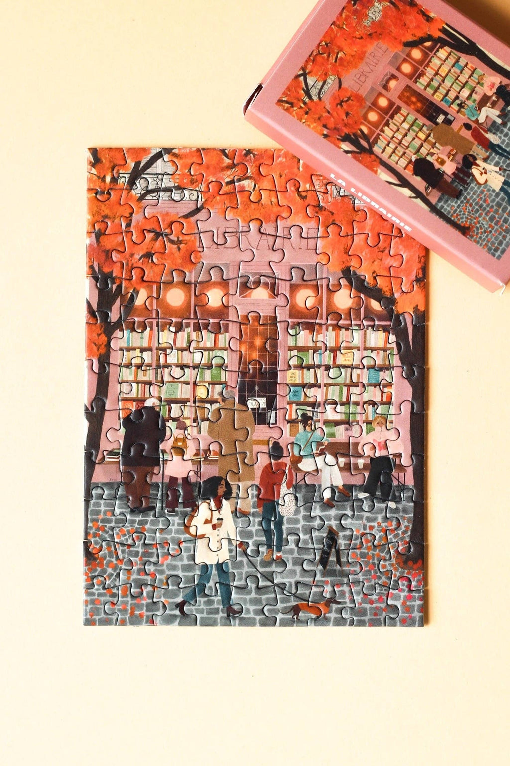 Mini-pussel La Librairie,