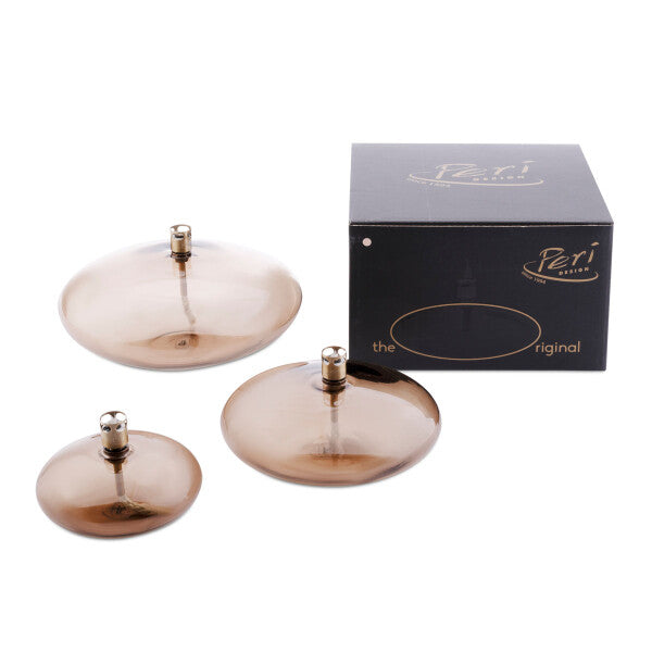 Peri Living oljelampa disc champagne s
