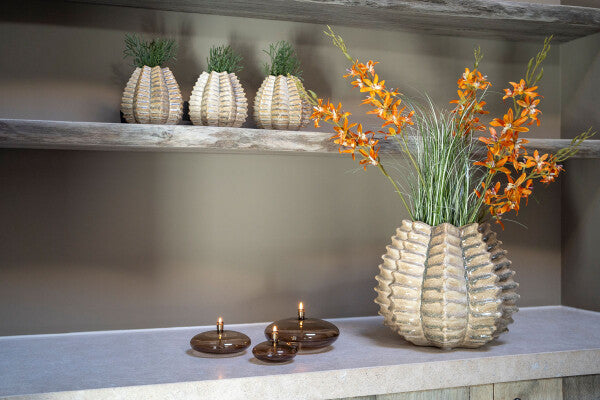 Peri Living oljelampa disc champagne s