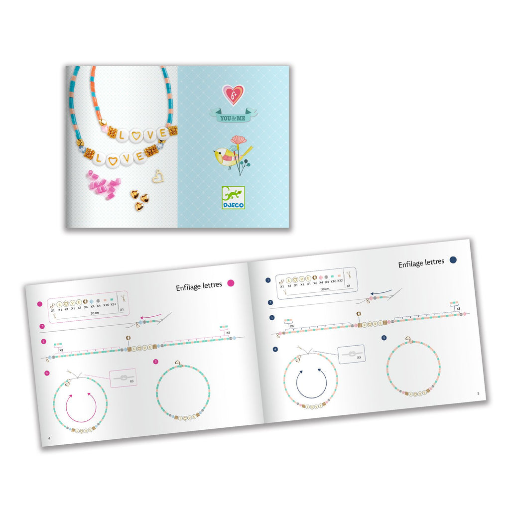Halsband bokstäver You & Me