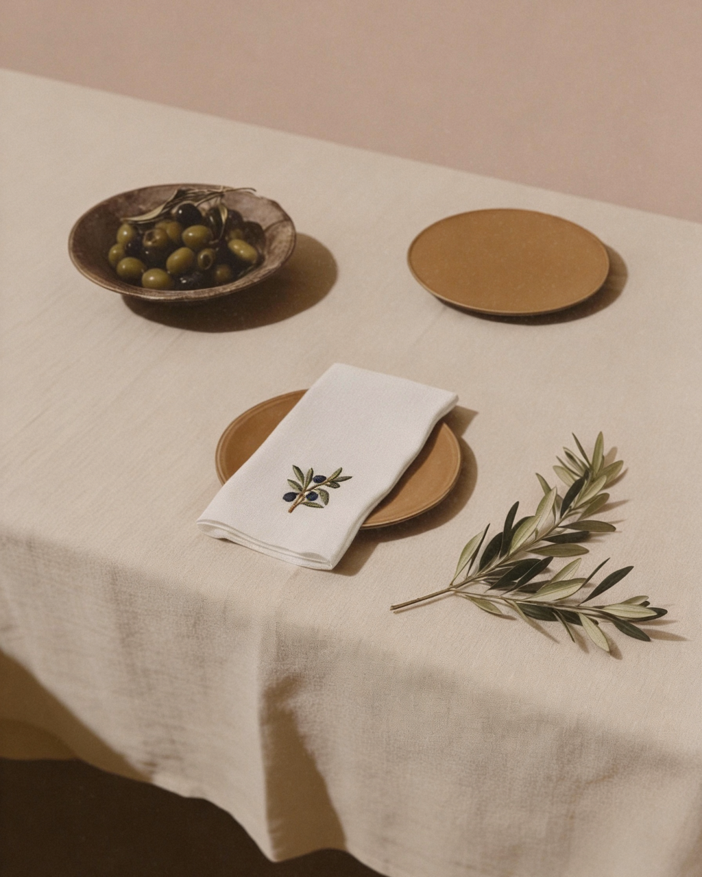 Servett, Olivlund