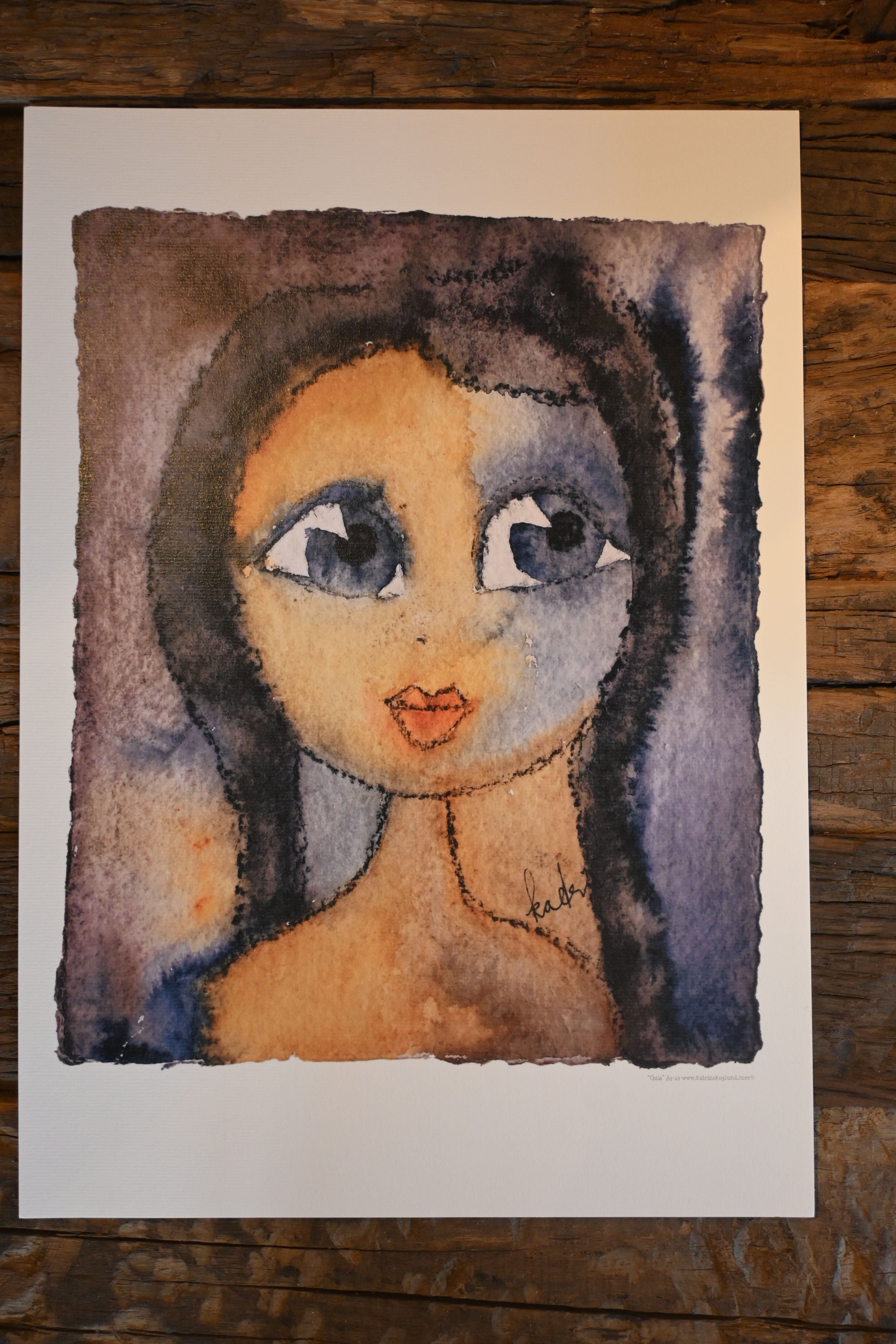 Katrin Skoglund Konstblad Gaia