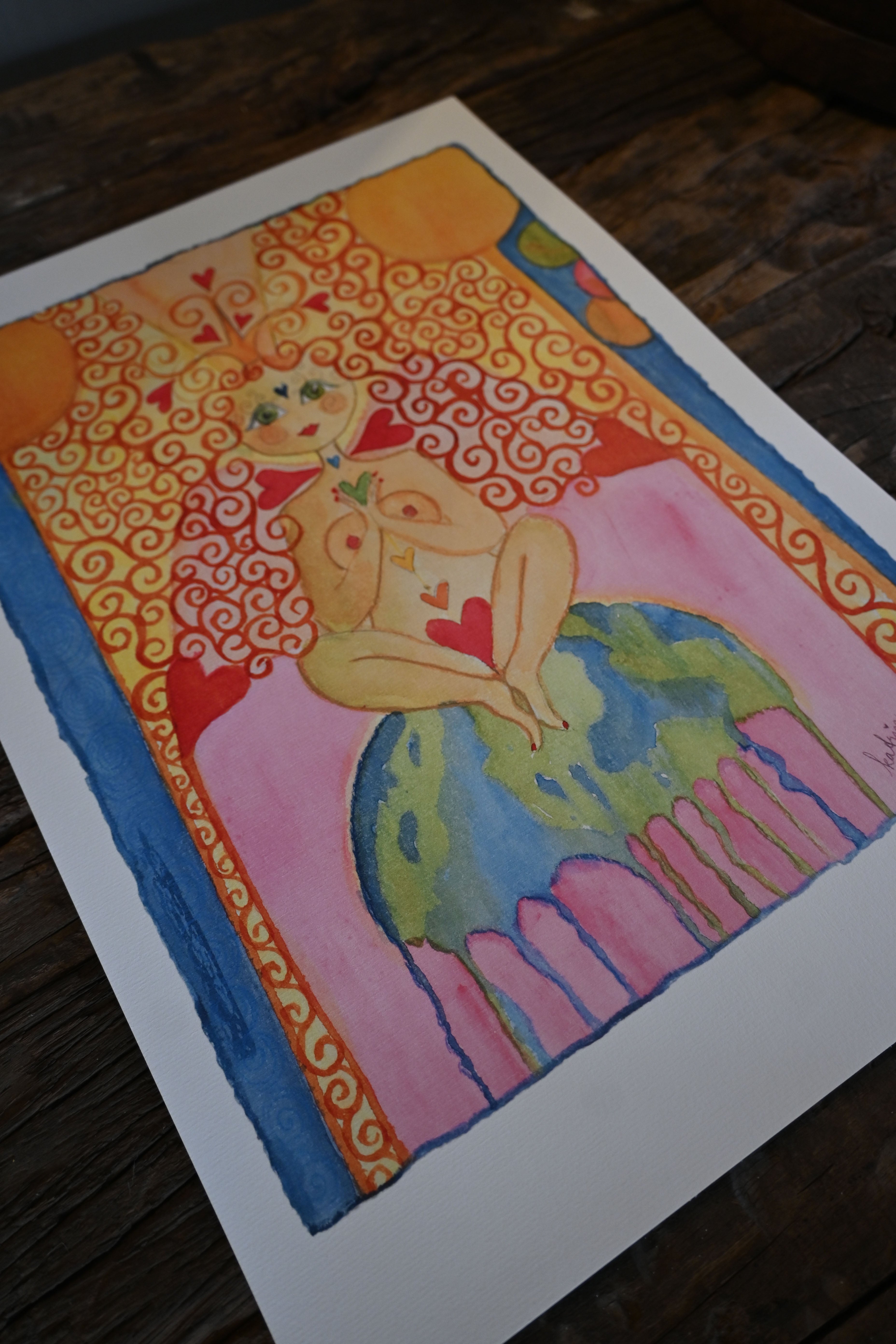 Katrin Skoglund Konstblad Vackra Chakra